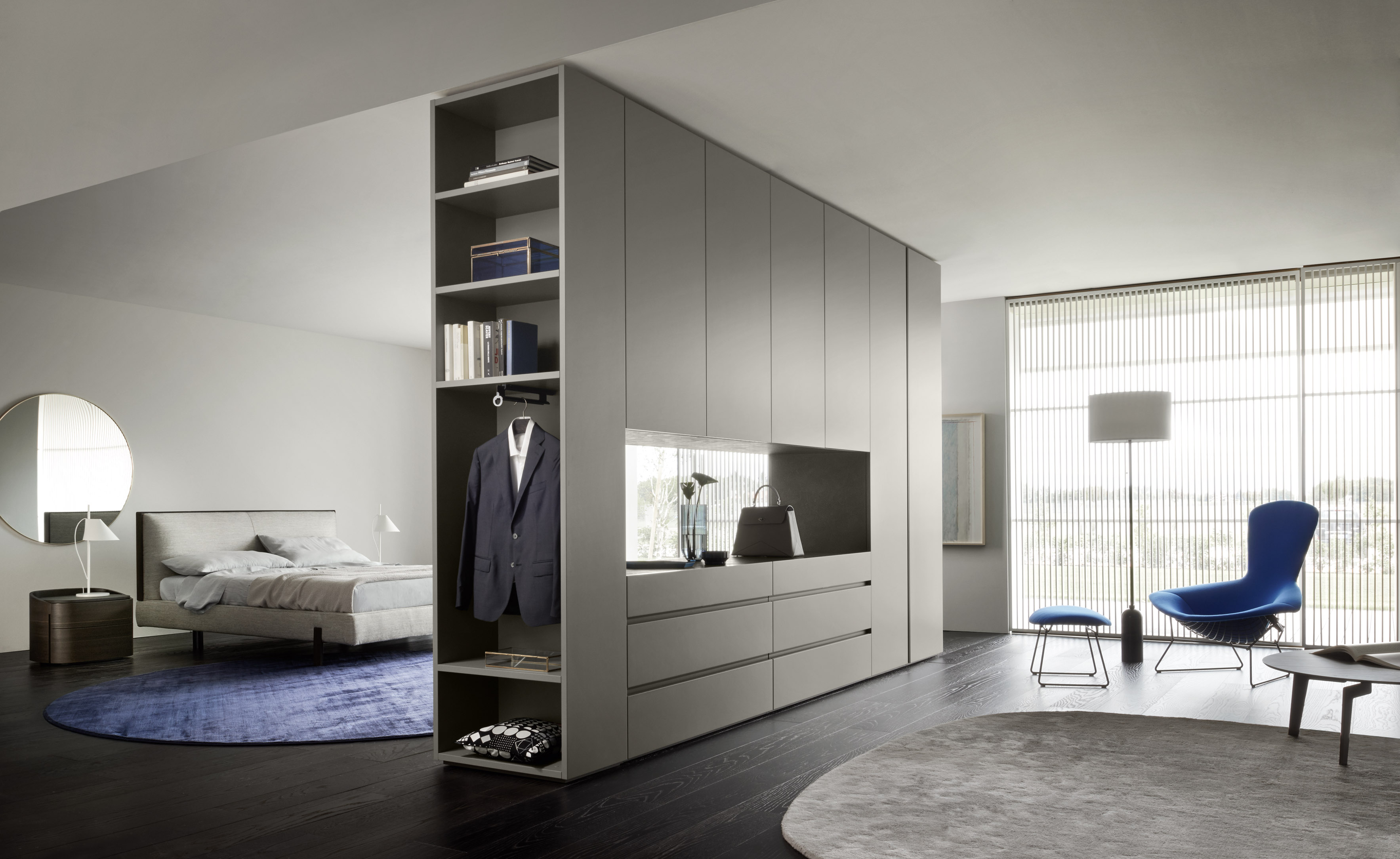 Guardaroba bifacciale con teca - San Giacomo